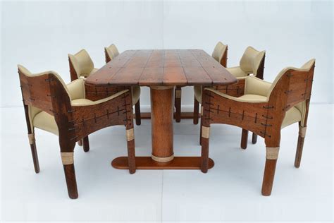 Pacific Green Messina DINING TABLE ONLY. Vintage Dining Table. Palmwood Furniture. - iNVISeDGE