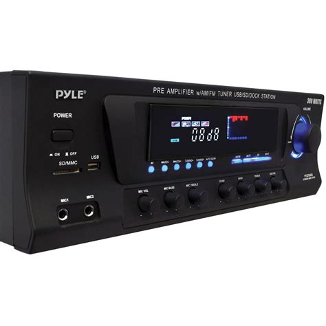 Pyle Pro Pt270aiu Stereo Audio Receiver Pt270aiu Bandh Photo Video