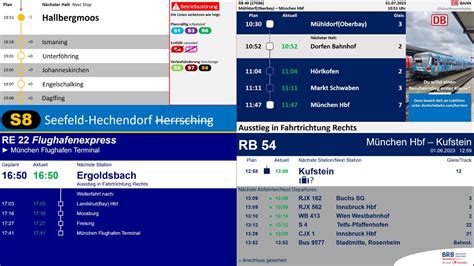 Ansagen Mix Mit S Bahn M Nchen Sob Db Regio Und Brb Youtube