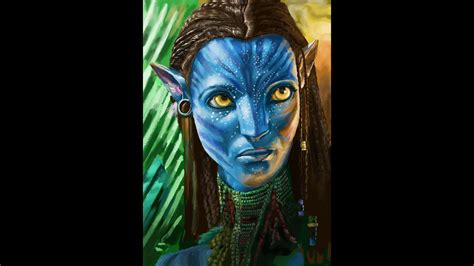 Drawing Neytiri From Avatar 2 The Way Of Water Digital Painting