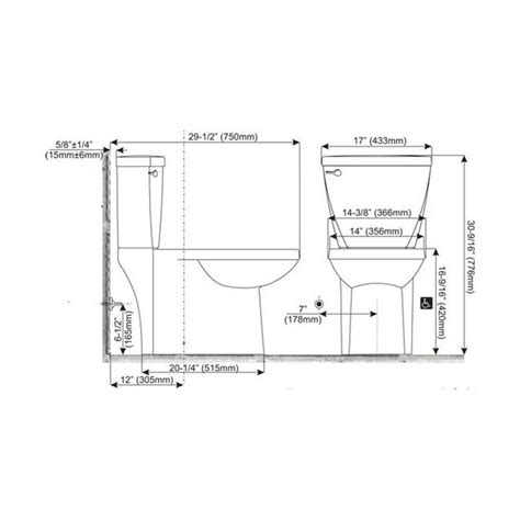 All of them measure roughly 17″ from floor to seat and all are ada compliant. Miseno White WaterSense Elongated Chair Height 2-Piece ...