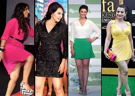 Vidya Sonakshi Parineeti Actresses With Fat Legs Still Impressive