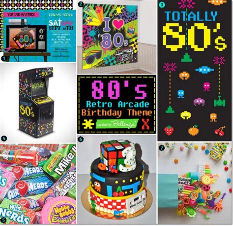 80s Retro Arcade Birthday Theme Totally Cool Ideas Unique Party