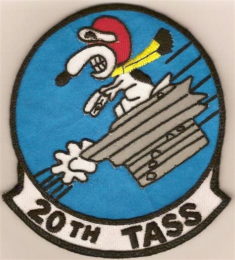 20th Tactical Air Support Squadron Handmade Saunders Military Insignia