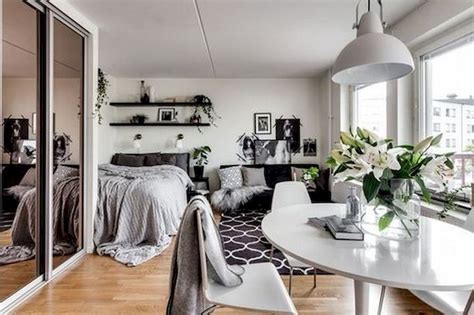 Simple Minimalist Studio Apartment Design For Small Room Home