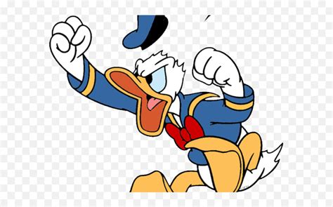 Donald Duck Clipart Angry Red Angry Donald Duck Transparent