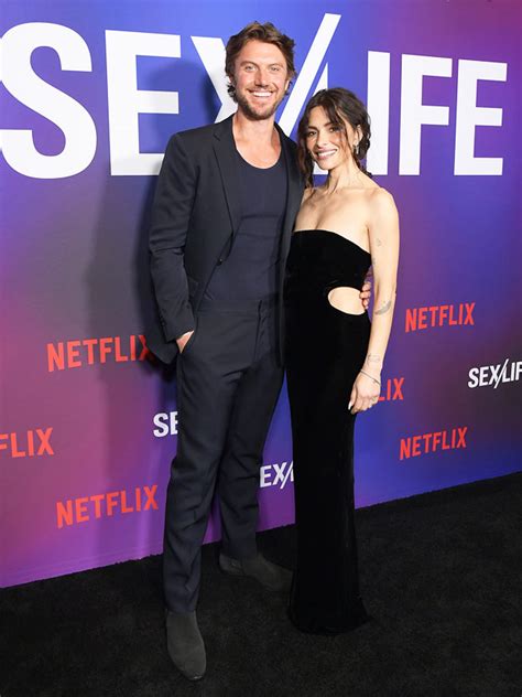 Adam Demos Sarah Shahi Get Cozy At The Sex Life Season Premiere