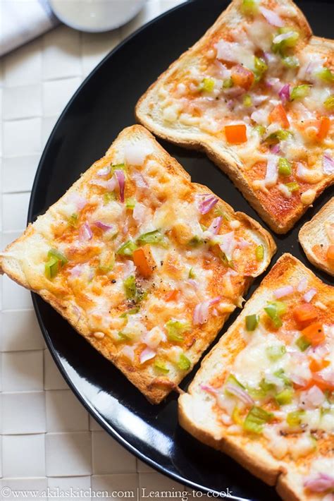 In the video i show you how to whip up several varieties. Learning-to-cook: Bread Pizza | How to make Bread Pizza ...