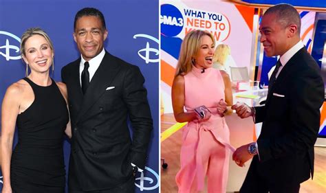Tj Holmes And Amy Robach Have Reportedly Been Banned From Taking News