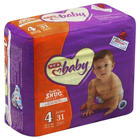 H E B Baby Cliffords Puppy Days Jumbo Pack Diapers Size 4 Shop