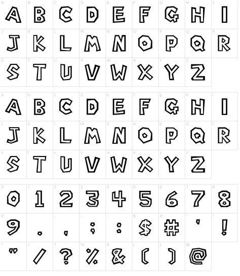 Browse by alphabetical listing, by style, by author or by popularity. Super Mario Bros. Font Download