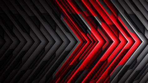 Wallpaper Black And Red Striped Arrow Abstract 3840x2160 Uhd 4k