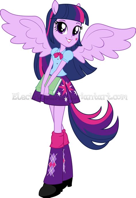 She represents the element of magic. The Equestria Girls - Twilight Sparkle by CrimSumiC on ...