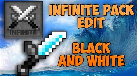 Minecraft Pvp Texture Pack Infinite 16x Black And White Edit Dark