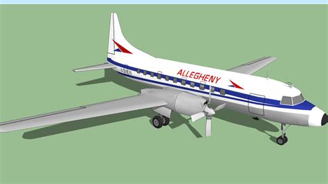 Allegheny Airlines Convair Cv 580 3d Warehouse