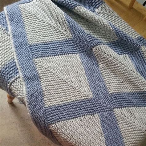 Mitered Blanket Blanket Knitting Patterns Knitted Blanket Squares