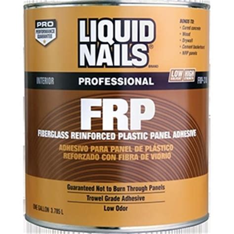 Liquid Nails Fiberglass Rpp Adhesive Frp 310 Low Voc 1 Gal