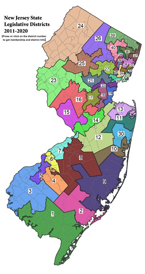 New Jersey Legislative Districts Njoit Open Data Center