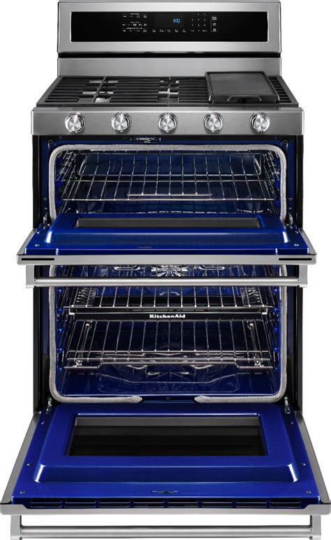 Kitchenaid 67 Cu Ft Self Cleaning Freestanding Double Oven Dual