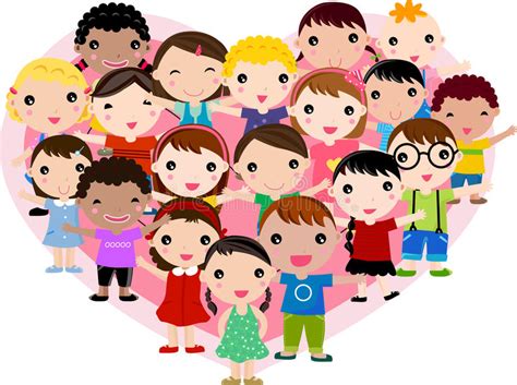 Group Of Kids Stock Vector Illustration Of African Childlike 27844271