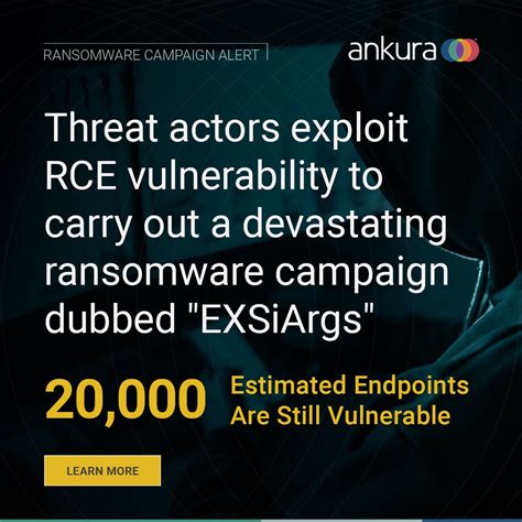 Ankura Cybersecurity And Data Privacy On Linkedin Esxiargs Ransomware Campaign Facilitated By
