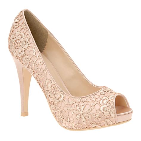 Lacey Pink Heels Wedding Shoes Lace Spring Wedding Shoes Bride Shoes