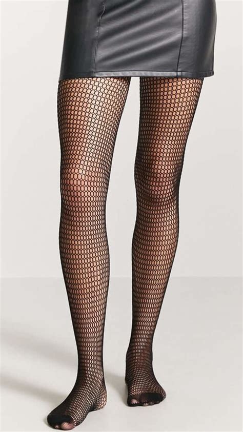 FOREVER 21 Honeycomb Fishnet Tights Fashion Tights