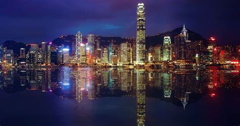 Hong Kong China City Skyline 4k Ultra Hd Wallpaper High Quality Walls
