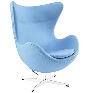 Hammocks or hanging egg chairs are a proven fun and fascinating seating option rather than a couch, chair, a swing, or other types of seats existing today. Amazon.com - Arne Jacobsen Baby Blue Lounge Egg Chair ...