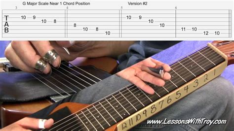 Lap Steel Guitar Tuning Chart
