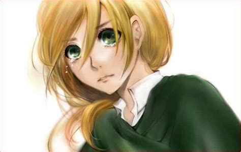 Image Anime Girl With Short Blonde Hair And Green Eyes