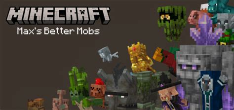 Maxs Better Vanilla Mobs Minecraft Texture Pack Addon