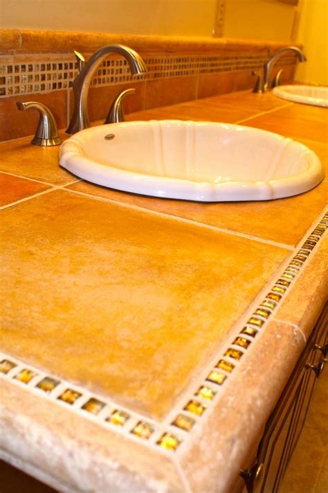 Incredible Diy Tile Bathroom Countertops 2022 Property Peluang