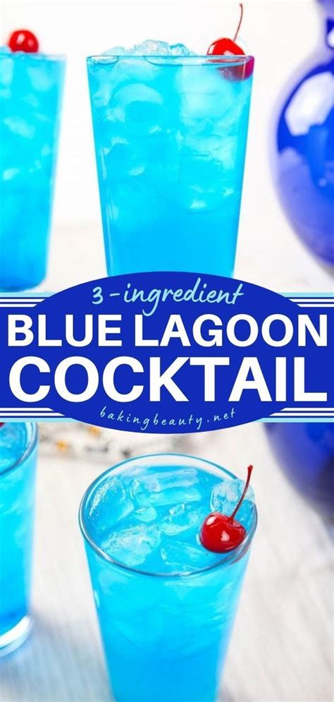 Blue Lagoon Cocktail Drinks Alcohol Recipes Easy Easy Alcoholic Drinks Summer Drinks Alcohol