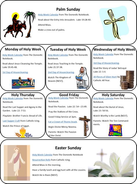 Homeschool Is Where The Heart Is Holy Week Printables And Links Easter