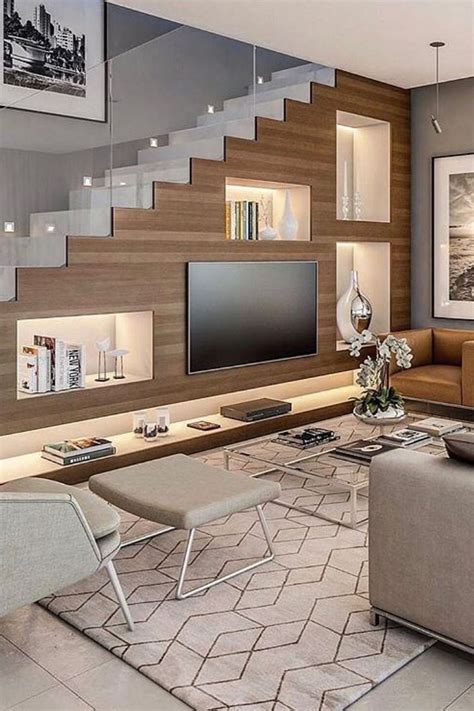 Living Room Under Stairs Modern Design The Top Reference Duwikw