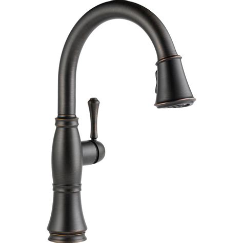 The optional a/c adapter (ep73954) electrically isolates the faucet from the household. Delta Cassidy Kitchen Faucet Brushed Nickel