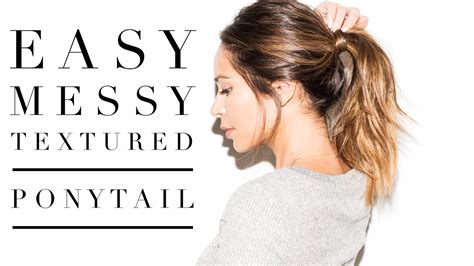 Details 88 Easy Messy Ponytail Hairstyles Ineteachers