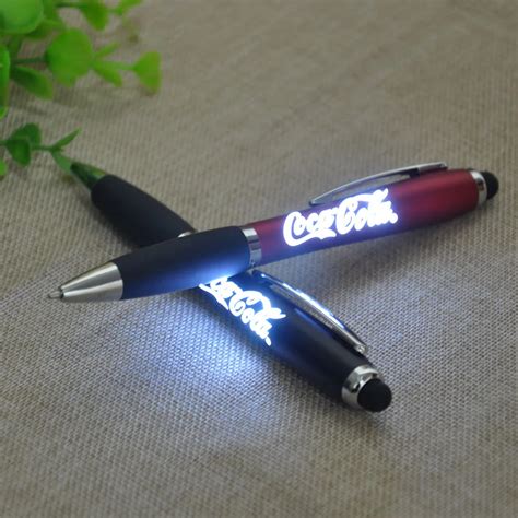 High Quality Promotional T Led Light Up Touch Screen Pen Custom