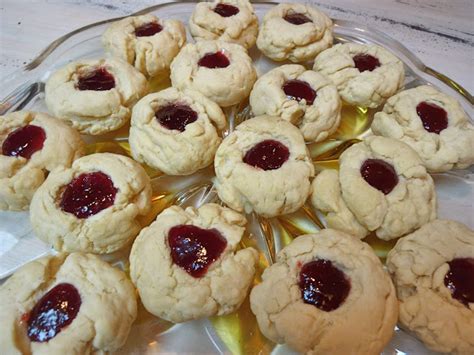 Thumbprint Cookies With Fines Sour Cherry Jam Diary Of A Mad Hausfrau