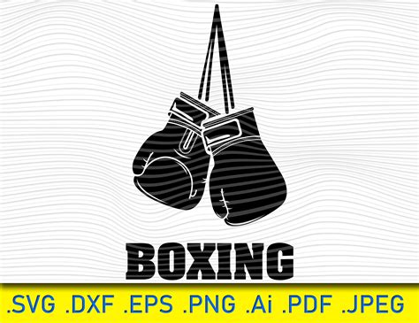 Boxing Gloves String Boxers Glovers Sport Boxing Svg Etsy UK