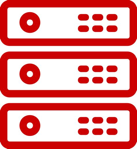 Server Rack Red Icon Download For Free Iconduck