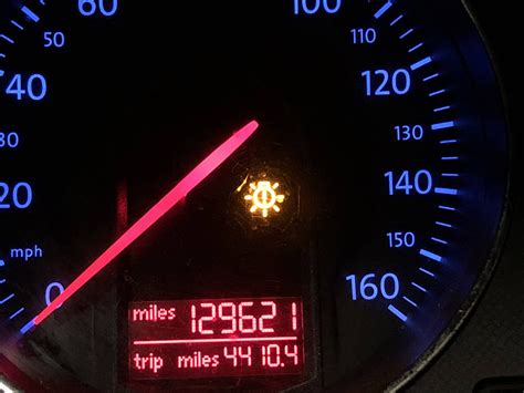Anybody Know What This Warning Light Means 2006 Passat 20t R