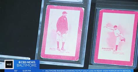 rare expensive 1914 babe ruth rookie card to be displayed at museum in baltimore cbs baltimore