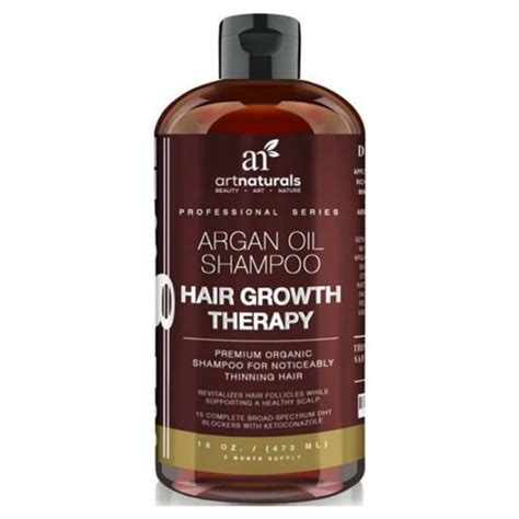 Art Naturals Organic Argan Oil Shampoo For Hair Loss Prevention Free