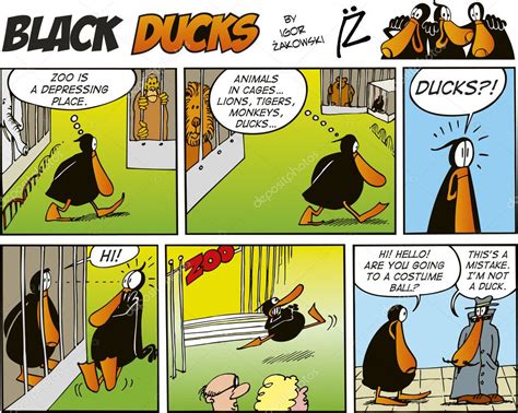 Black Ducks Comics Episode 59 — Stock Vector © Izakowski 4915380