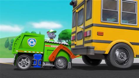 Image Paw Patrol Pups Save A School Bus Scene 13 Rocky Paw