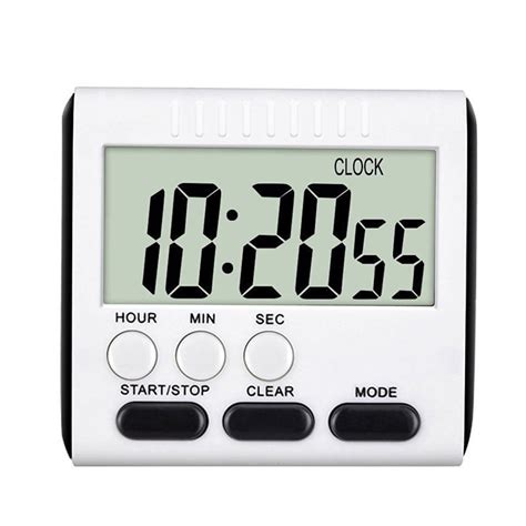 Lcd Digital Kitchen Cooking Timer Count Downup Loud Alarm Clock 24h