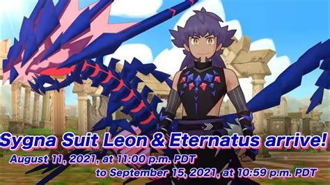 Pokemon Masters Ex Ss Leon And Eternatus Stats And Moveset Preview And