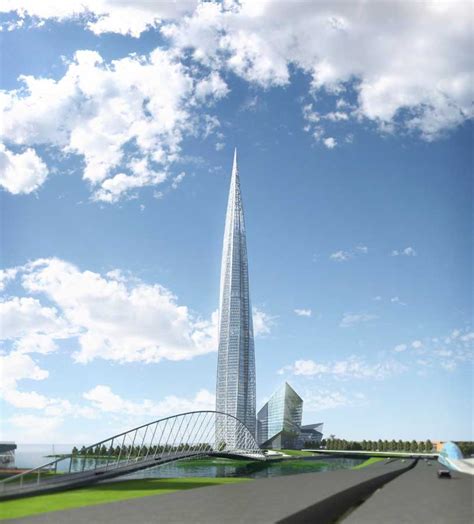 Gazprom Tower St Petersburg Builidng Russia E Architect